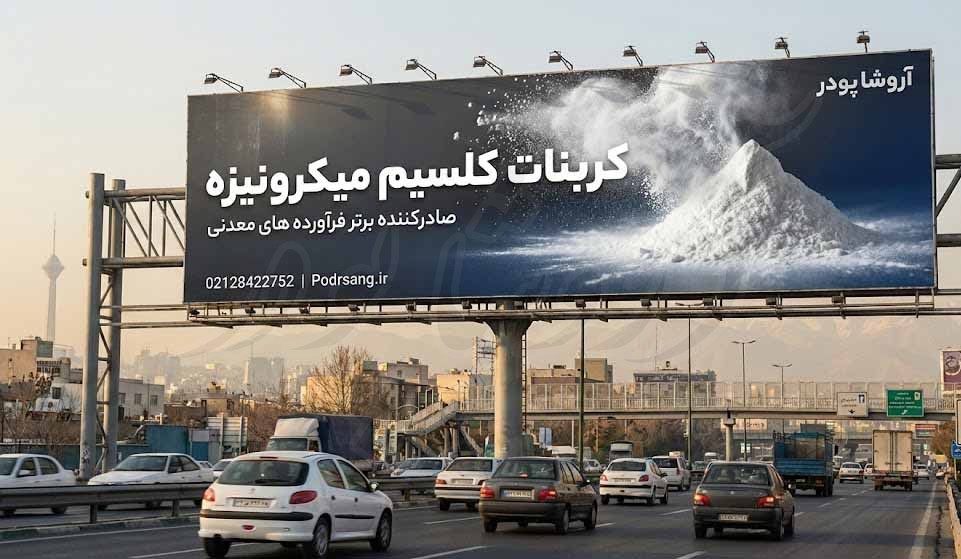 کربنات کلسیم میکرونیزه شرکت آروشا پودر